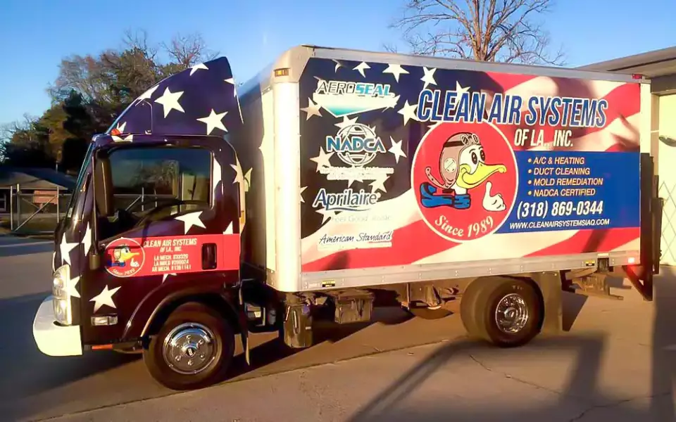 Our vehicles not only look sharp but they are supplied and ready to handle your air duct cleaning needs